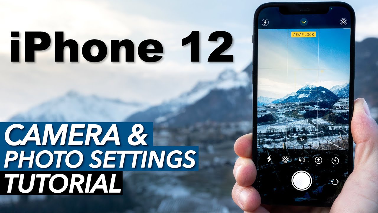 iPhone 12 (Pro) The Ultimate Camera and Photo Settings Tutorial | IOS 14