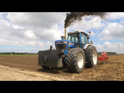 Ripping Soil | 250HP 1986 FORD TW-15 w/ Open Pipe | Pure Sound | Post Harvest Cultivation