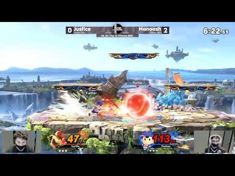 Domino Effect 20 - Justice (Min Min, Ness) vs. Nanoash (Bowser) - Ultimate Winners Top 16