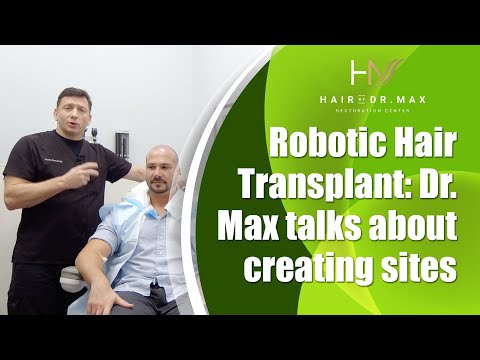 Dr. Max Talks: Creating Sites For Robotic Hair Transplant, Hair By Dr. Max