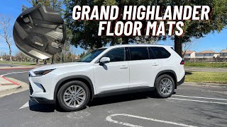 OEDRO All Weather Floor Mats for The Toyota Grand Highlander!