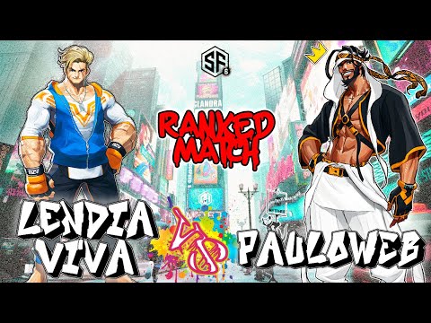 SF6 👊 Lendiaviva (Luke) vs PauloWeb (Rashid) 👊 Ranked - Top Players BR - Street Fighter 6