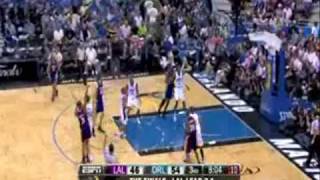 Lakers-Magic 99-91 OT Finals Gm4 I Bryant 32pts,8ast vs Turkoglu 25pts,Howard 16pts,21reb,9blk