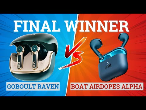 GOBOULT Raven vs boAt Airdopes Alpha⚡ Full Comparison ⚡Best for Music, Bass & Gaming 🔥