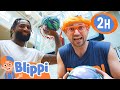 Blippi Learns Basketball With NBA Star Andre Drummond Sport Videos For Kids