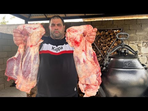 How to Cook Huge Bull Legs: A Unique Caucasian Recipe!