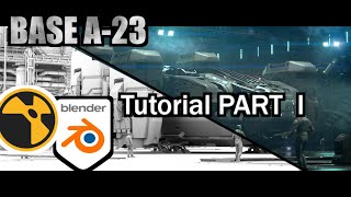 How to create full CG Ship Landing scene in Blender and Nuke - Part01