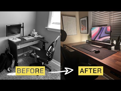 My simple and budget friendly desk makeover 2025