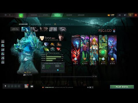 dota2core Eurus Morphling - Elephant vs PSG.LGD