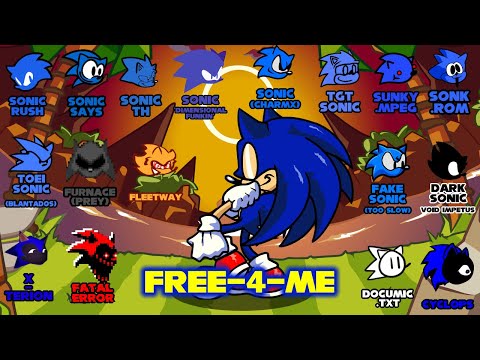 FNF - Free-4-me / Only Sonic's (Sonic Legacy / RodentRap)