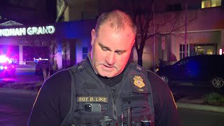 Download lagu Oklahoma City police officials give update on fatal downtown hotel shooting mp3