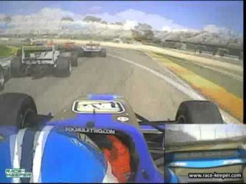 Kazim Vasiliauskas' Dramatic Race One crash - exclusive onboard footage.flv
