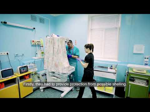 Help for the wounded in Ukraine during the war