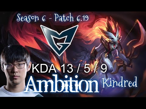 SSG Ambition KINDRED vs LEE SIN Jungle - Patch 6.19 KR Ranked | League of Legends