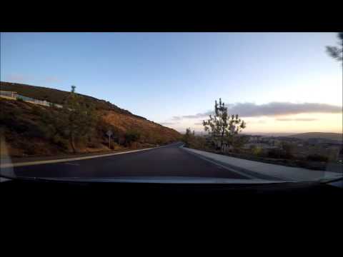 Hero4 Silver windshield mount on Double Peak Park at sunset (second attempt)