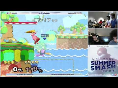 MSS2016 Kyle (Peach) vs. Stickman (Fox) - Melee Singles LSF