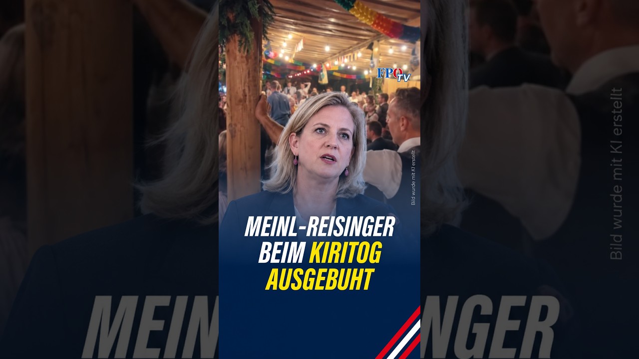 Stimmung kippt komplett! Meinl-Reisinger beim Kiritog ausgebuht