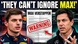 Toto Wolff Just WARNED Mercedes About Max Verstappen — Nobody Expected This