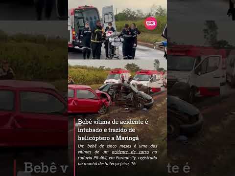 Grave acidente na PR-464 em Paranacity