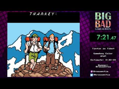 Big Bad Game-a-thon 2017 - Tintin in Tibet by Brossentia