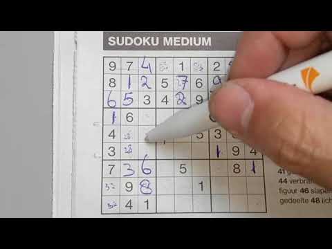 Are you ready for these Six Sudokus? (#878) A Medium Sudoku puzzle. 05-26-2020