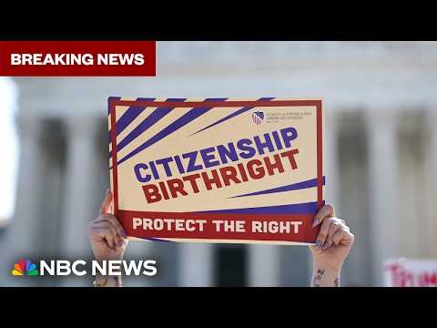 Supreme Court rejects Trump's attempt to limit birthright citizenship