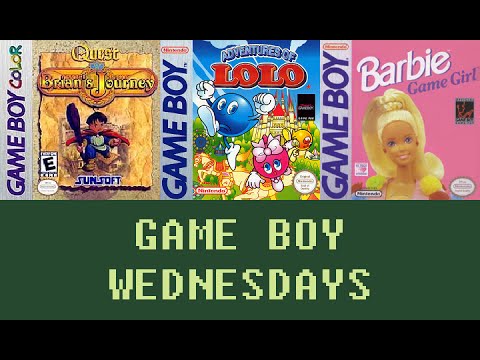 Game Boy Wednesdays #27- Quest RPG: Brian's Journey (#2)/ Adventures of Lolo (#2)/ Barbie: Game Girl