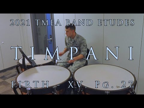 2020-2021 TMEA All-State Etudes - Timpani