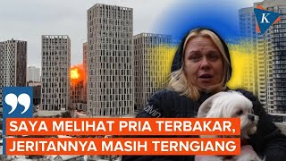 Tangis Warga Ukraina Ceritakan Detik-detik Serangan Rudal dan Drone Rusia