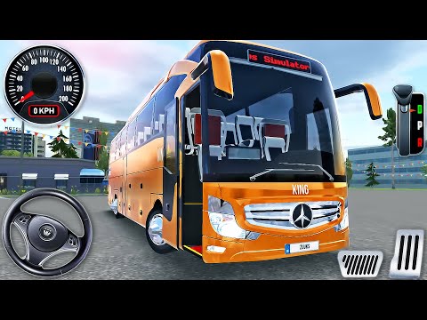 Bus Simulator : Ultimate #16 - Coach Bus Mercedes Road Driving - Android GamePlay