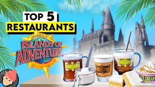 TOP 5 Best Restaurants at Universal's Islands Of Adventure | Universal Orlando Resort