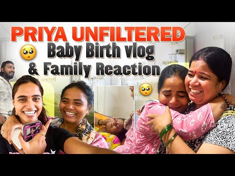 Raw, real & full of emotions — our baby’s birth through our family’s reactions🥹🧿 #vizagtwinsofficial