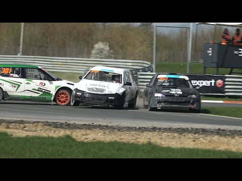 POLISH RALLYCROSS '22 + FIA CEZ - 02 ROUND - Crashes, Battles & More - Słomczyn