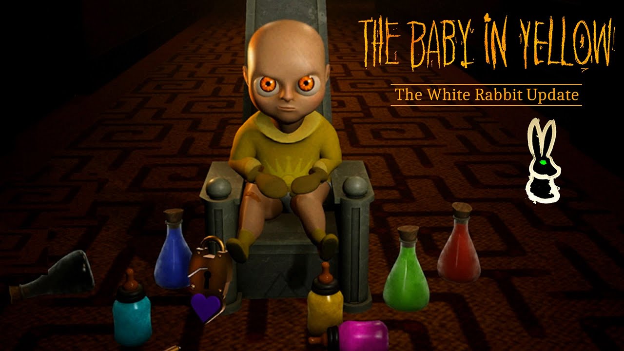 Малыш в желтом хоррор. The baby in yellow rabbit update. The baby in yellow rabbit update. Baby in yellow update. Ребёнок в жёлтом хоррор.