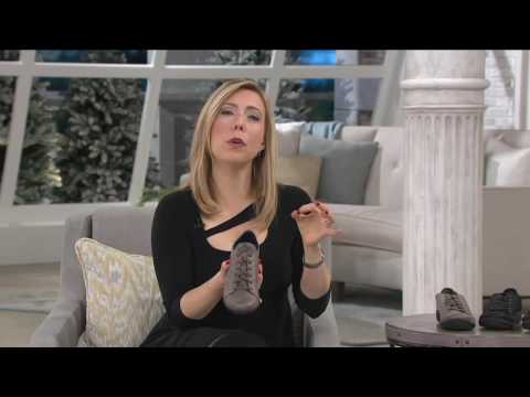 Clarks Cloud Stepper Lace-up Sneakers - Sillian Glory on QVC