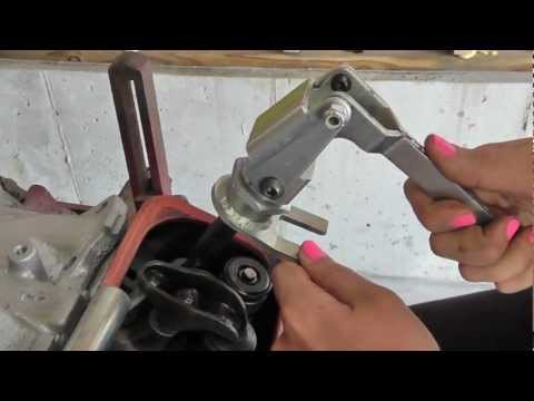 Stephanie Flexes the Stud Mount Spring Compressor S2/E5