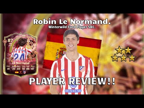 🎄🧱 87 Rated Robin Le Normand Player Review! Winterwild Card Player SBC!🧱❄️FC 26 Ultimate Team.