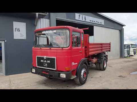 TRUCK MAN 19.240 4X2 TIPPER FIŠ TRUCKS & MACHINERY SLOVENIA