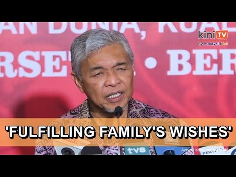 Umno fulfilling Najib’s wish and that of his family, says Zahid