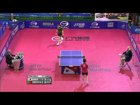 2014 Czech Open MS-SF Koki Niwa - Marcos Freitas (full match|short form in HD)