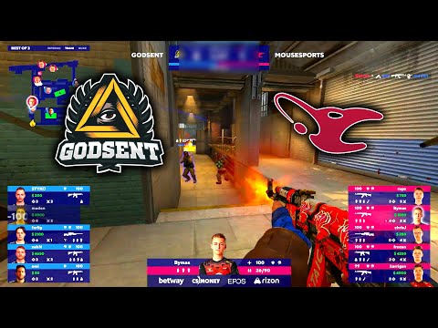 mousesports vs GODSENT - BLAST Premier Fall 2020 - TRAIN Highlights