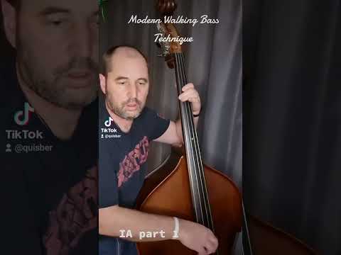 Modern Walking Bass Technique IA part1 - double bass