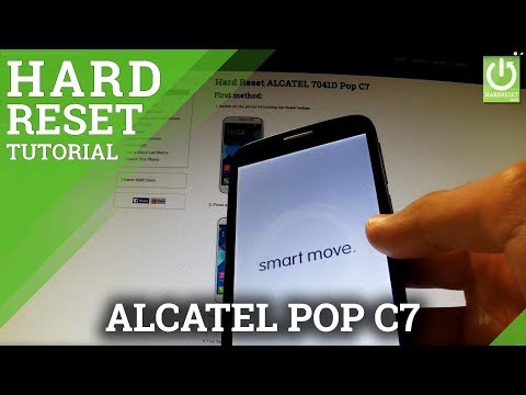 ALCATEL 7041D Pop C7 Hard Reset - Restore ALCATEL Pop C7