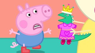 Peppa Pig English Episodes | George&#39;s Dinosaur&#39;s New Clothes | Peppa Pig Official