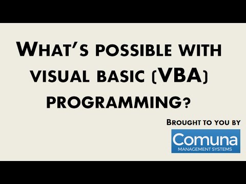 What's Possible In Visual Basic (VBA) for Microsoft Office - Demonstration