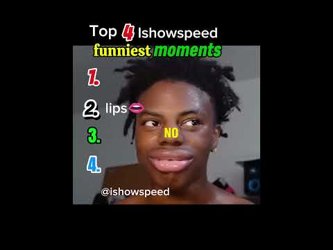 Top 4 Funniest IShowSpeed Moments 😂 | Speed’s Funniest Clips Ranked