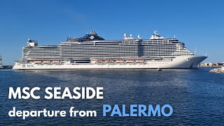 MSC SEASIDE | Partenza da Palermo - 11 Luglio 2025