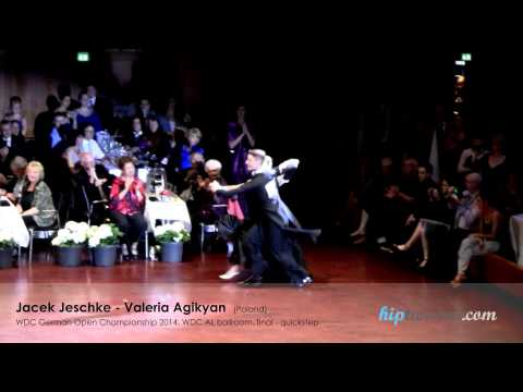 Jacek Jeschke - Valeria Agikyan, WDC German Open 2014, WDC AL ballroom, final - quickstep