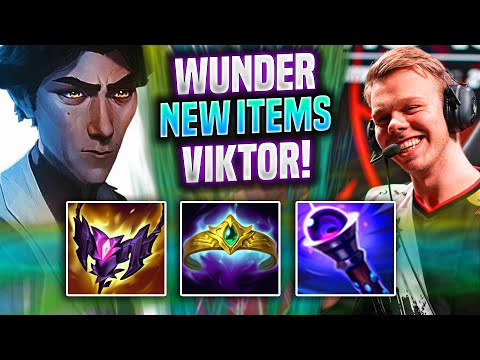 WUNDER VIKTOR IS BACK WITH NEW ITEMS! - FNC Wunder Plays Viktor Top vs Shen! | Preseason 2022