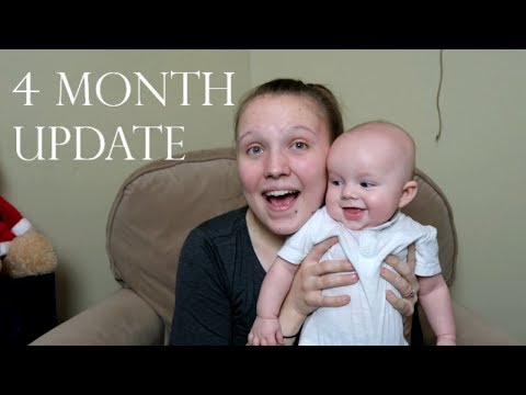 4 MONTH BABY & POSTPARTUM UPDATE│Introducing Dairy Again + 4 Month Sleep Regression Video